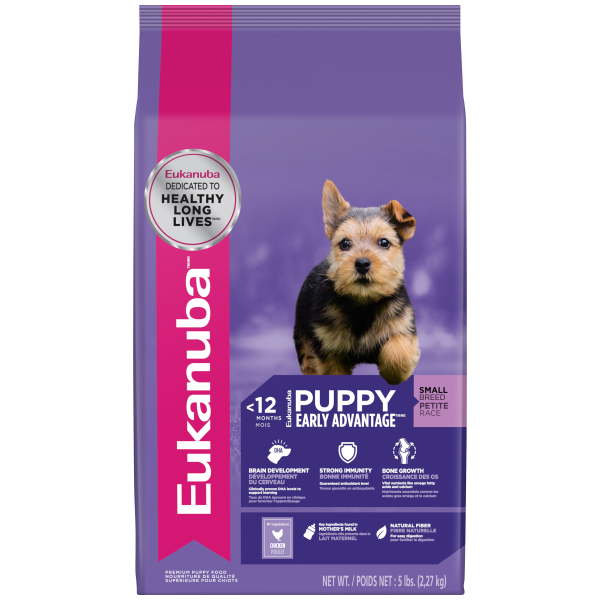 Eukanuba Puppy Small Breed Dry Dog Food, 5-lb