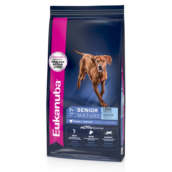 Eukanuba Senior Large Breed Chicken Dry Dog Food, 30-lb