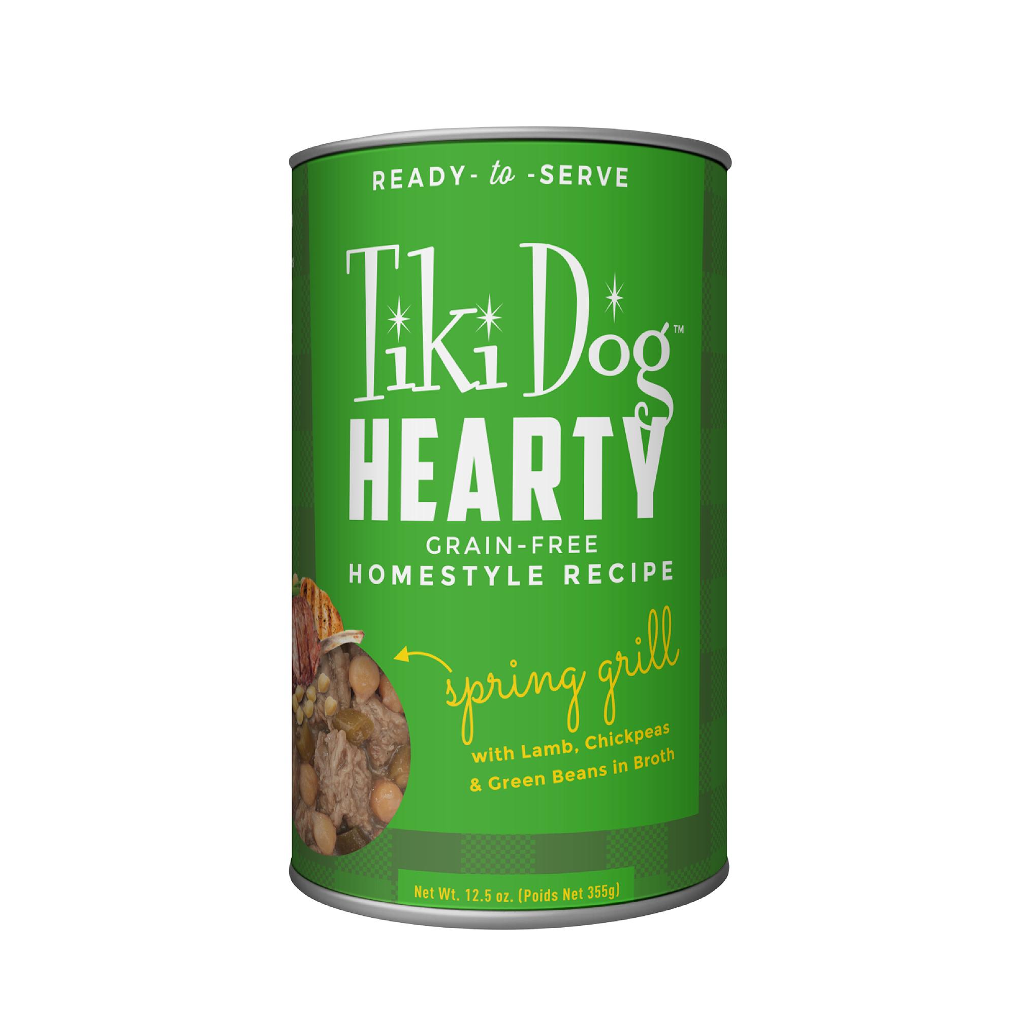 Tiki Dog Hearty Spring Grill with Lamb, Chickpeas & Green Beans Wet Dog Food