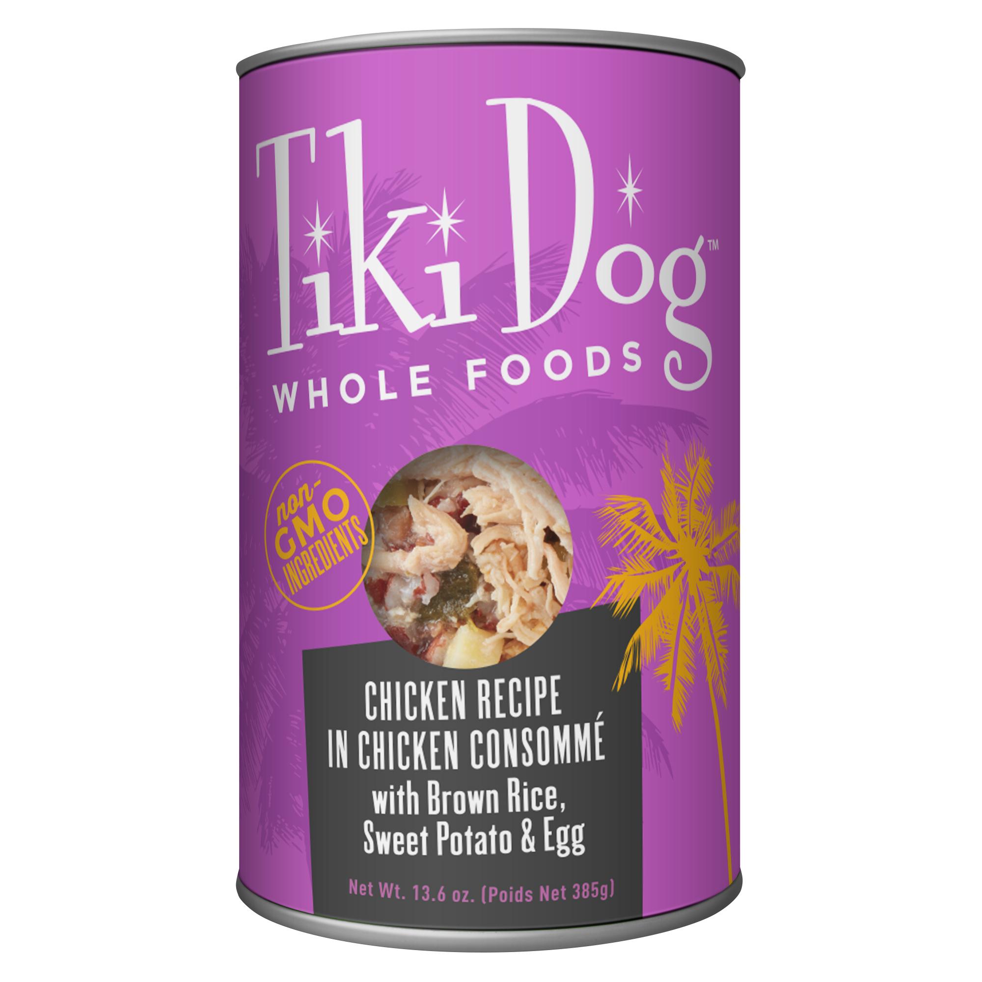 Tiki Dog Whole Foods Chicken in Chicken Consomme Wet Dog Food