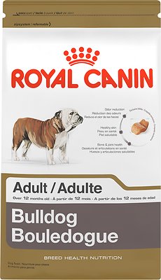 Royal Canin Breed Health Nutrition Bulldog Adult Dry Dog Food, 30-lb (**)