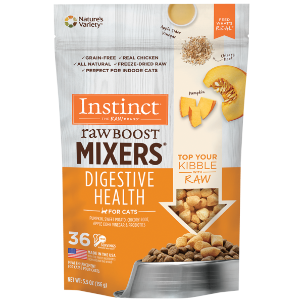 Instinct Raw Boost Mixers Digestive Health Freeze Dried Cat Food