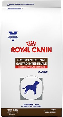 Royal Canin Veterinary Diet Gastrointestinal High Energy HE Dry Dog Food, 8.8-lb