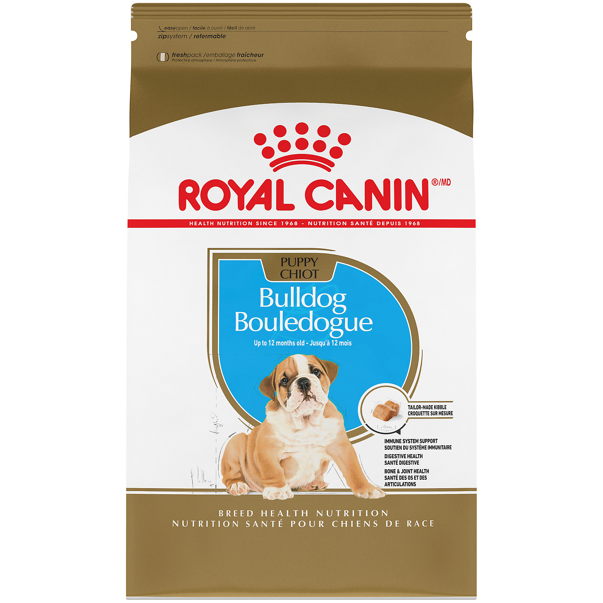 recommended dog food for english bulldogs