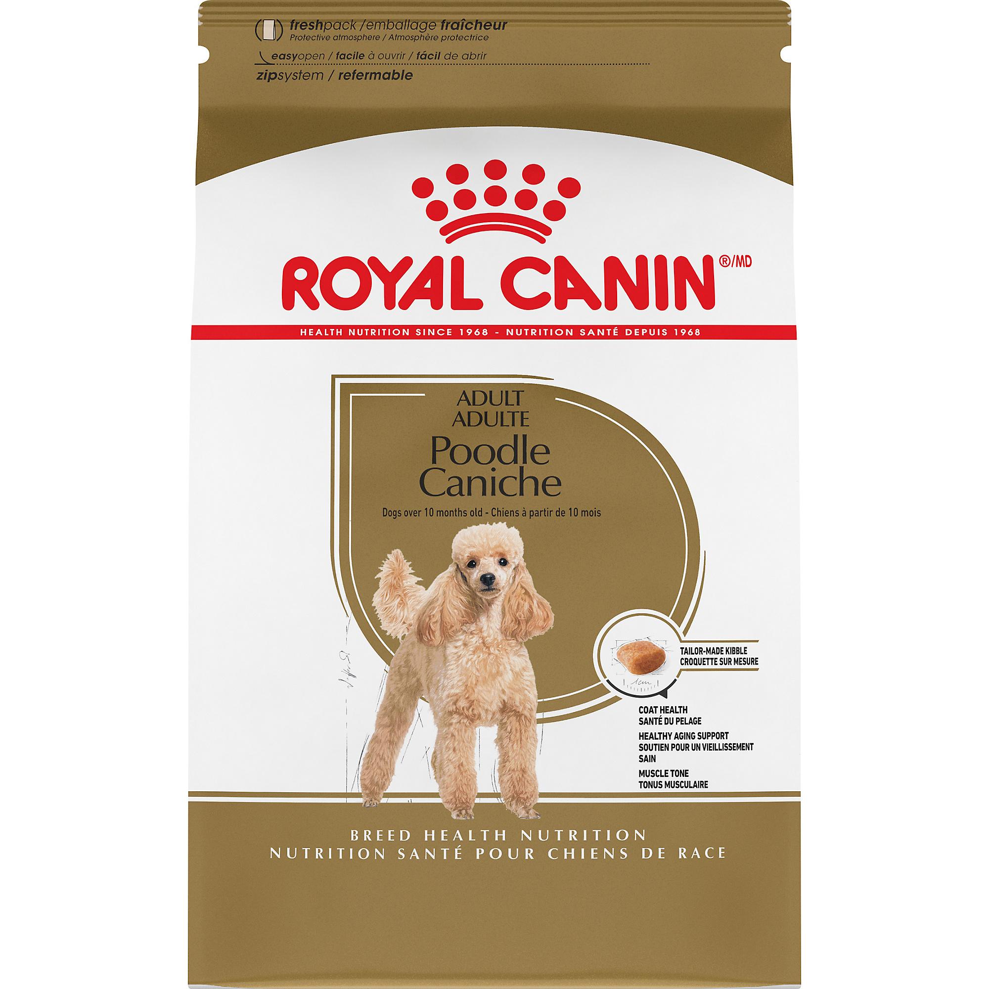 Royal Canin Breed Health Nutrition Poodle Adult Dry Dog Food, 2.5-lb