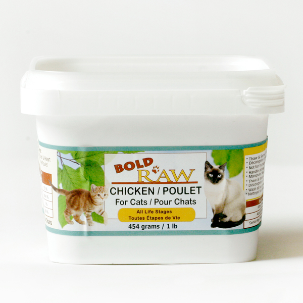 Bold by Nature Chicken Tub Cat Food, 1-lb