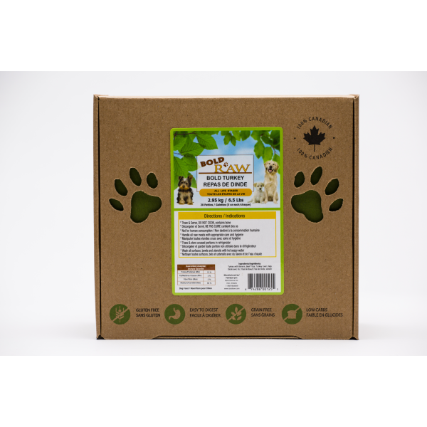 Bold by Nature Turkey Dog Food, 6.5-lb
