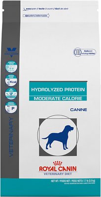 Royal Canin Veterinary Diet Hydrolyzed Protein Moderate Calorie Dry Dog Food, 7.7-lb