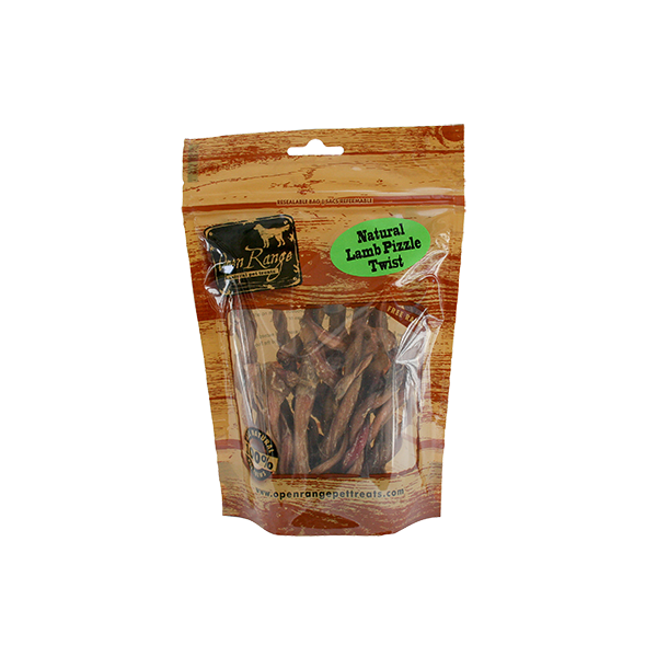 Home Range/Open Range Lamb Pizzle Twist Chewy Pack, 125 gm