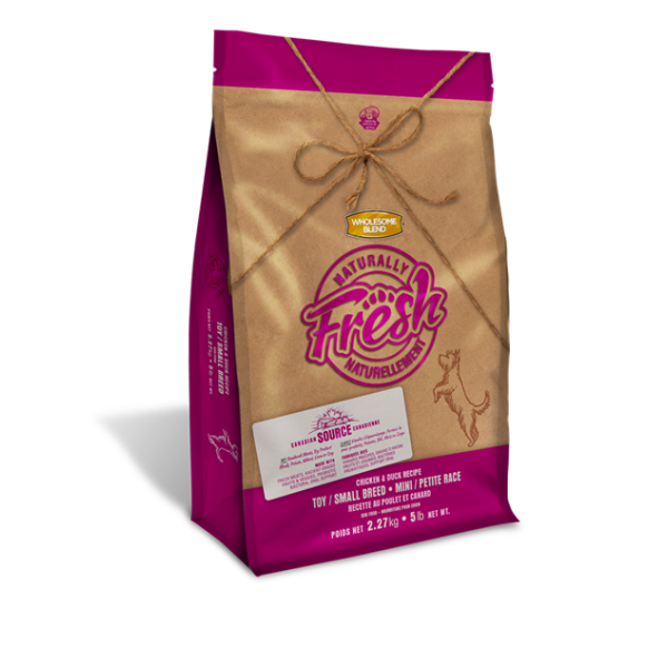 Wholesome Blend Naturally Fresh Chicken & Duck Dry Dog Food, Small Breed, 2.27-kg