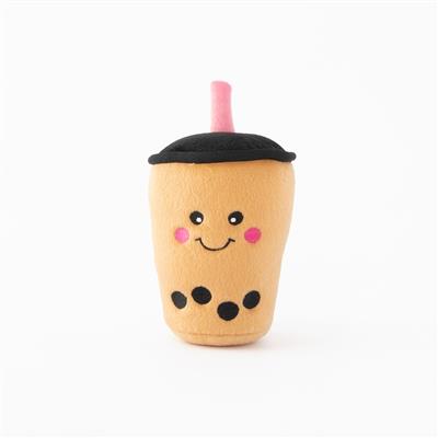 ZippyPaws NomNomz Boba Milk Tea Plush Dog Toy