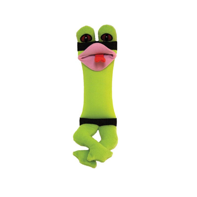 Hyper Pet Firehose Friends Frog Dog Toy