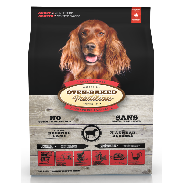 Oven Baked Tradition Lamb Dry Dog Food 5 lb Global Pet Foods