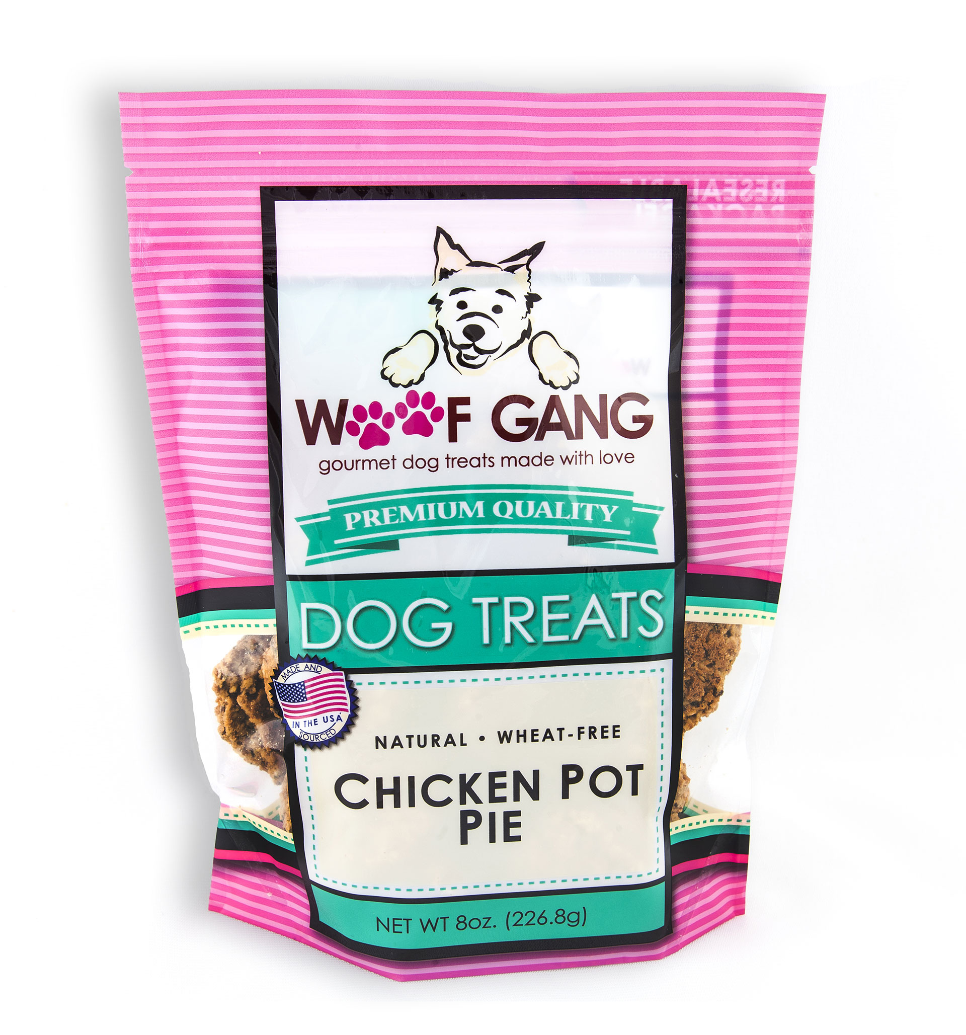 Woof Gang Bakery Chicken Pot Pie Dog Treats, 8-oz