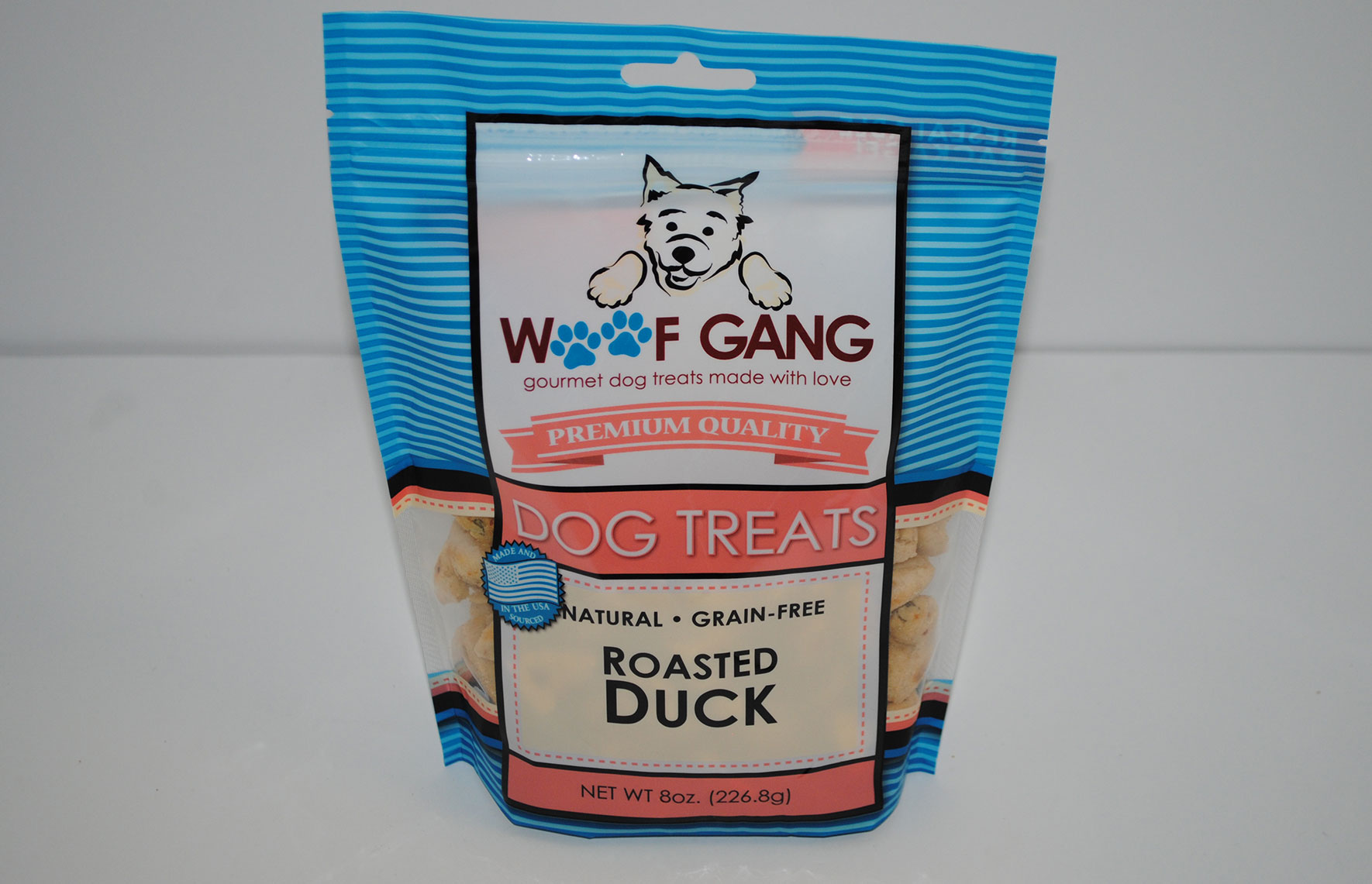 Woof Gang Bakery Roasted Duck Grain-Free Dog Treats, 8-oz