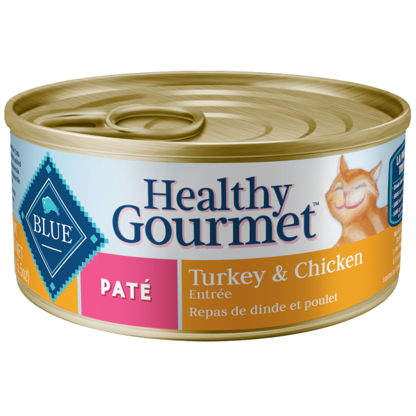 Blue Buffalo Healthy Gourmet Ocean Turkey & Chicken Pate Adult Wet Cat Food