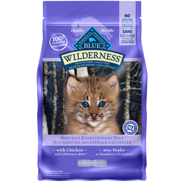 Blue Buffalo Wilderness with Chicken Grain-Free Kitten Dry Cat Food