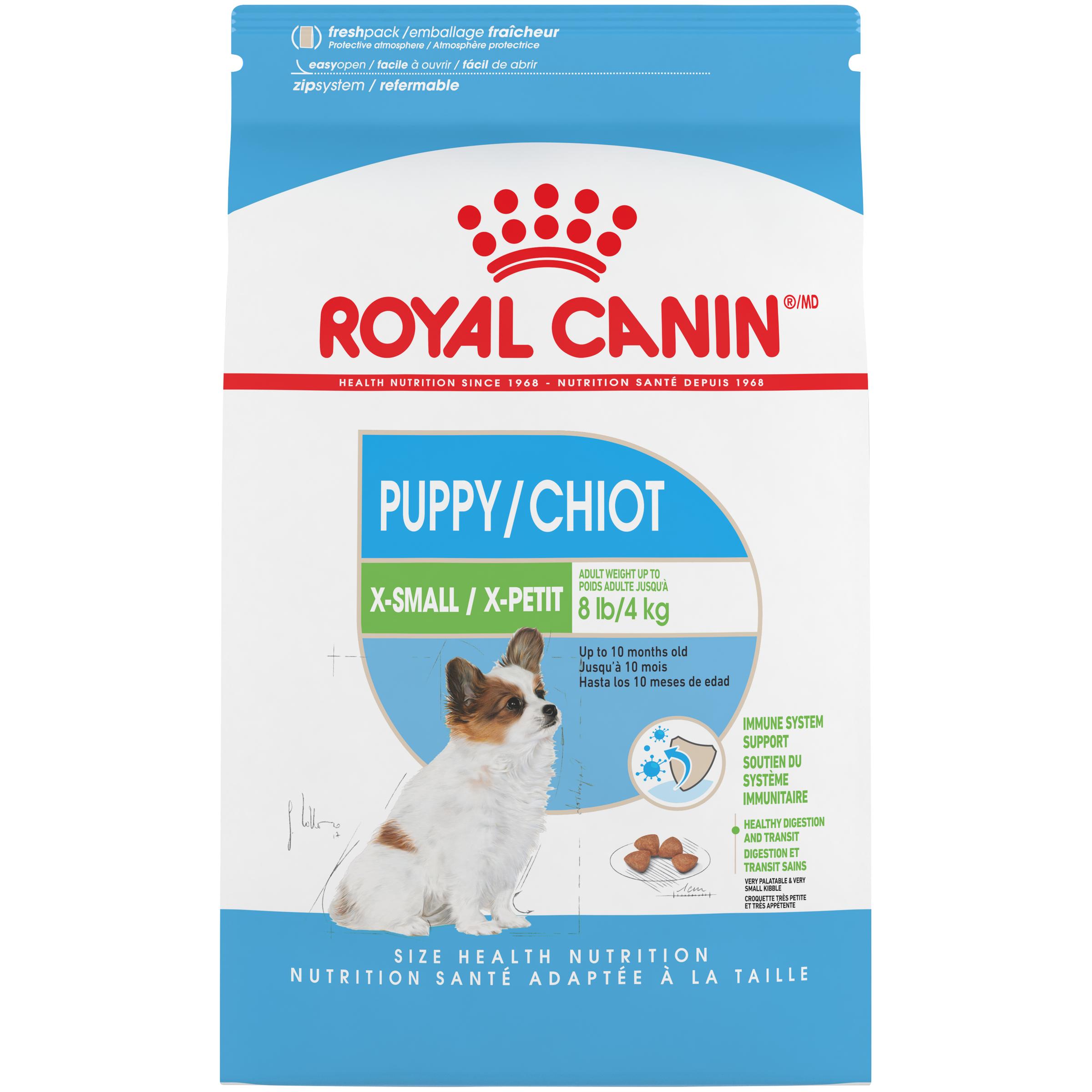 Royal Canin Size Health Nutrition X-Small Puppy Dry Dog Food, 15-lb