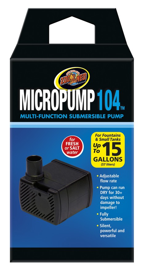 Zoo Med Med Micro Pump 104 Multi-Function Submerisble Pump