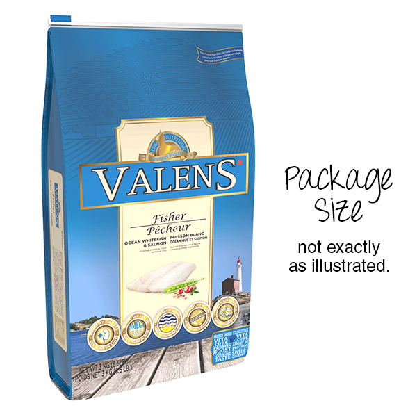 Valens Fisher Ocean Whitefish & Salmon Recipe Dry Cat Food, 1.36-kg