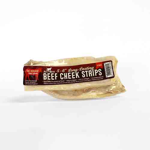 All The Best Beef Cheek Strips Dog Treats