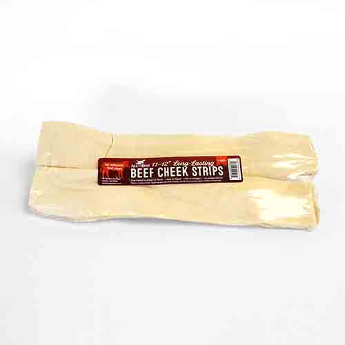 All The Best Beef Cheek Strips Dog Treats, 11-12-in, 2-pk