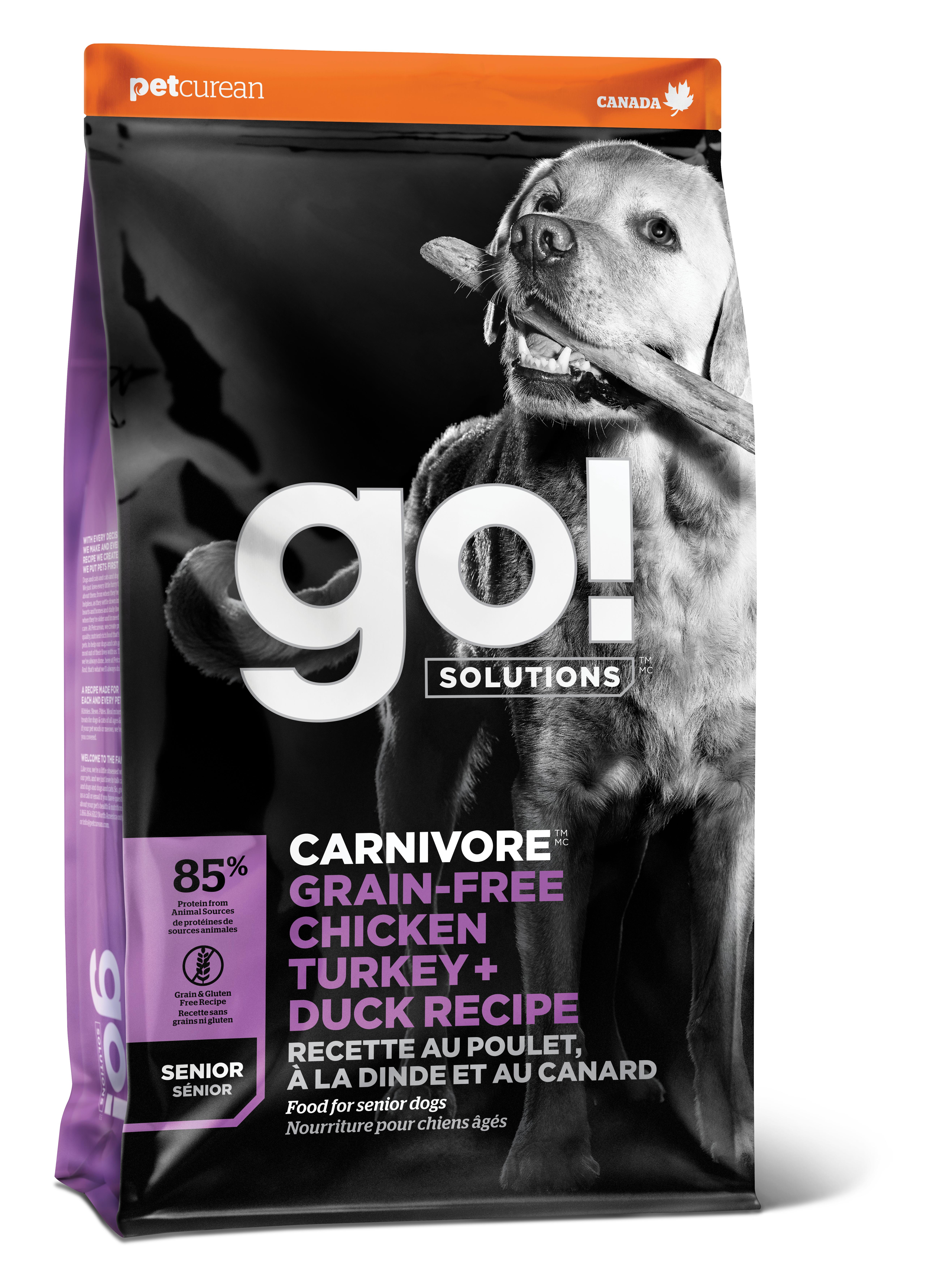 Go Solutions Carnivore Chicken Turkey Duck Senior Grain Free