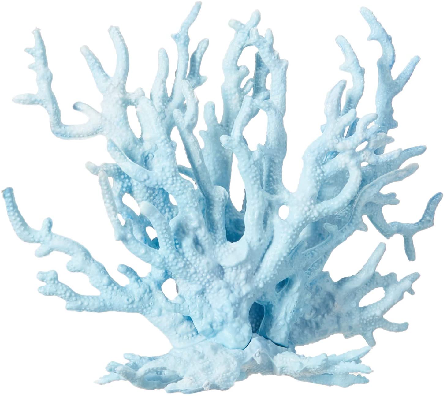 Penn-Plax Deco-Coral Stag Coral for Aquariums, Blue/White