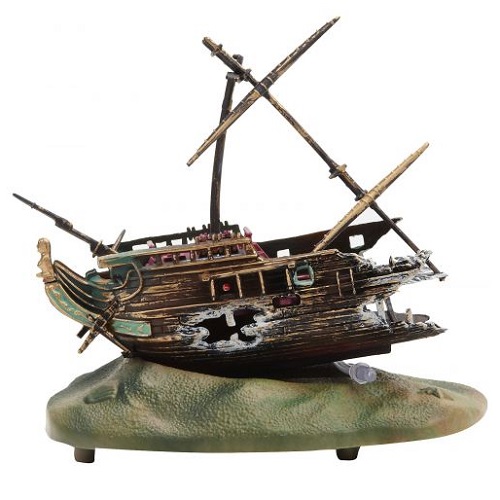 Penn-Plax Action Air Rocking Shipwreck Aquarium Ornament