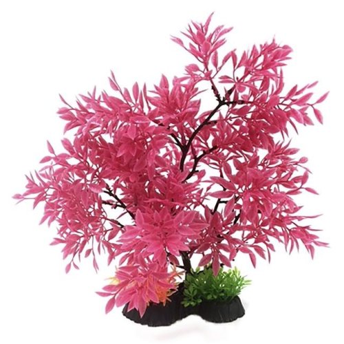 Penn-Plax Bonsai Tree Aquarium Plant, Pink, 11-12-in