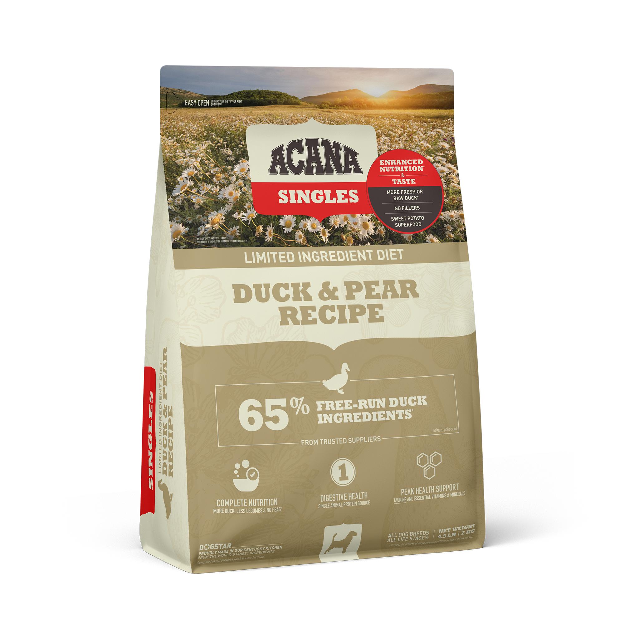 ACANA Singles Limited Ingredient Duck & Pear Grain-Free Dry Dog