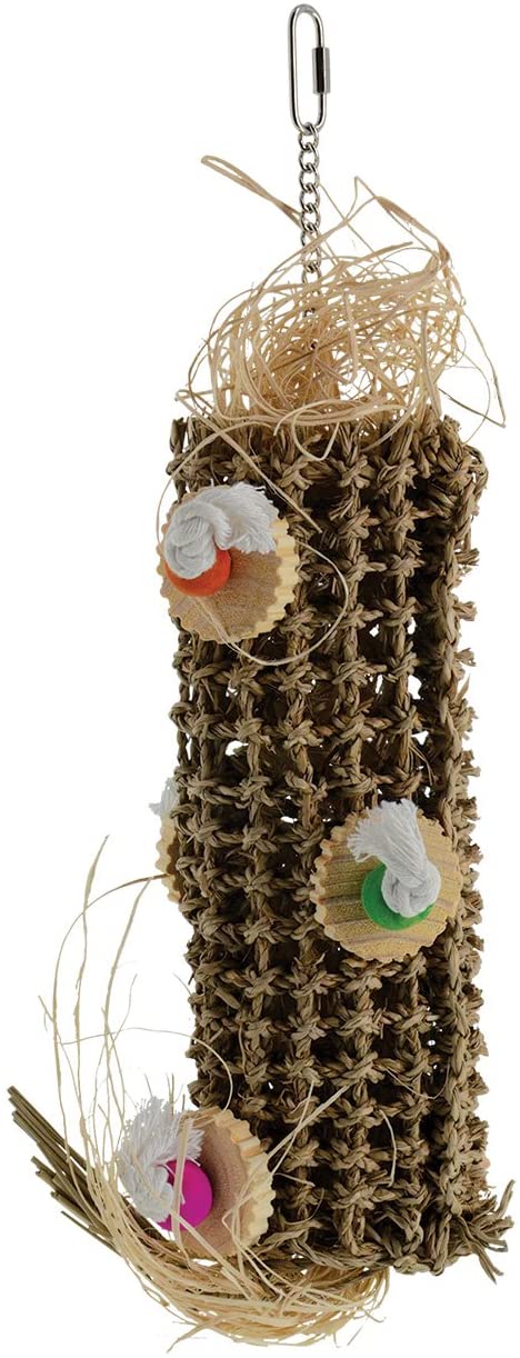 Penn-Plax Natural Wave Kabob Bird Toy, Medium