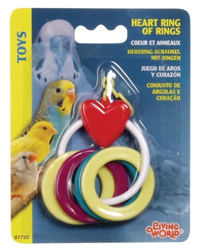 Living World Heart Ring of Rings Bird Toy