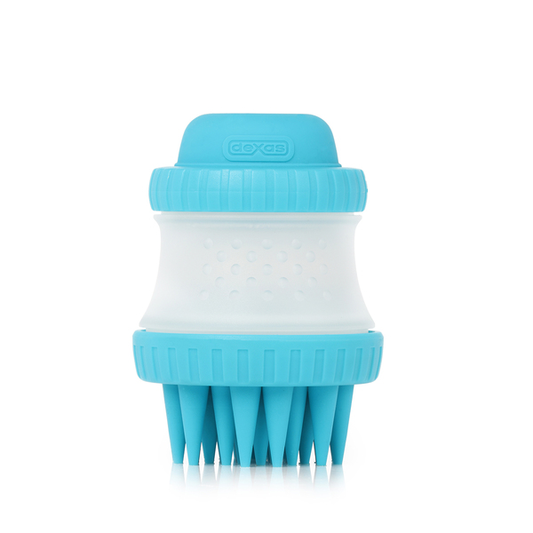 Dexas Scrubbuster Dog Washing Brush, Blue