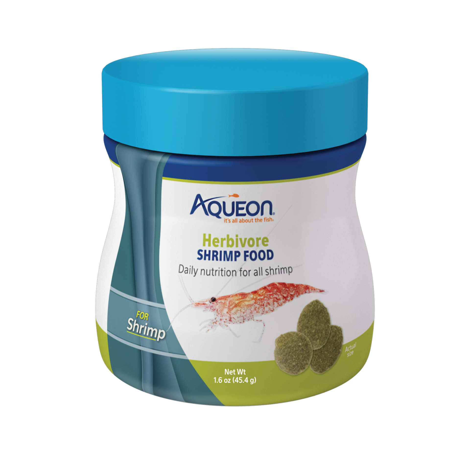 Aqueon Shrimp Herbivore Shrimp Food, 1.6-oz