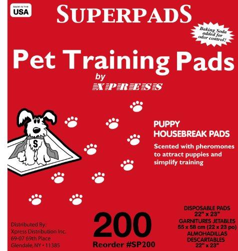 SuperPads Original Pet Training Pads, 22x23-in