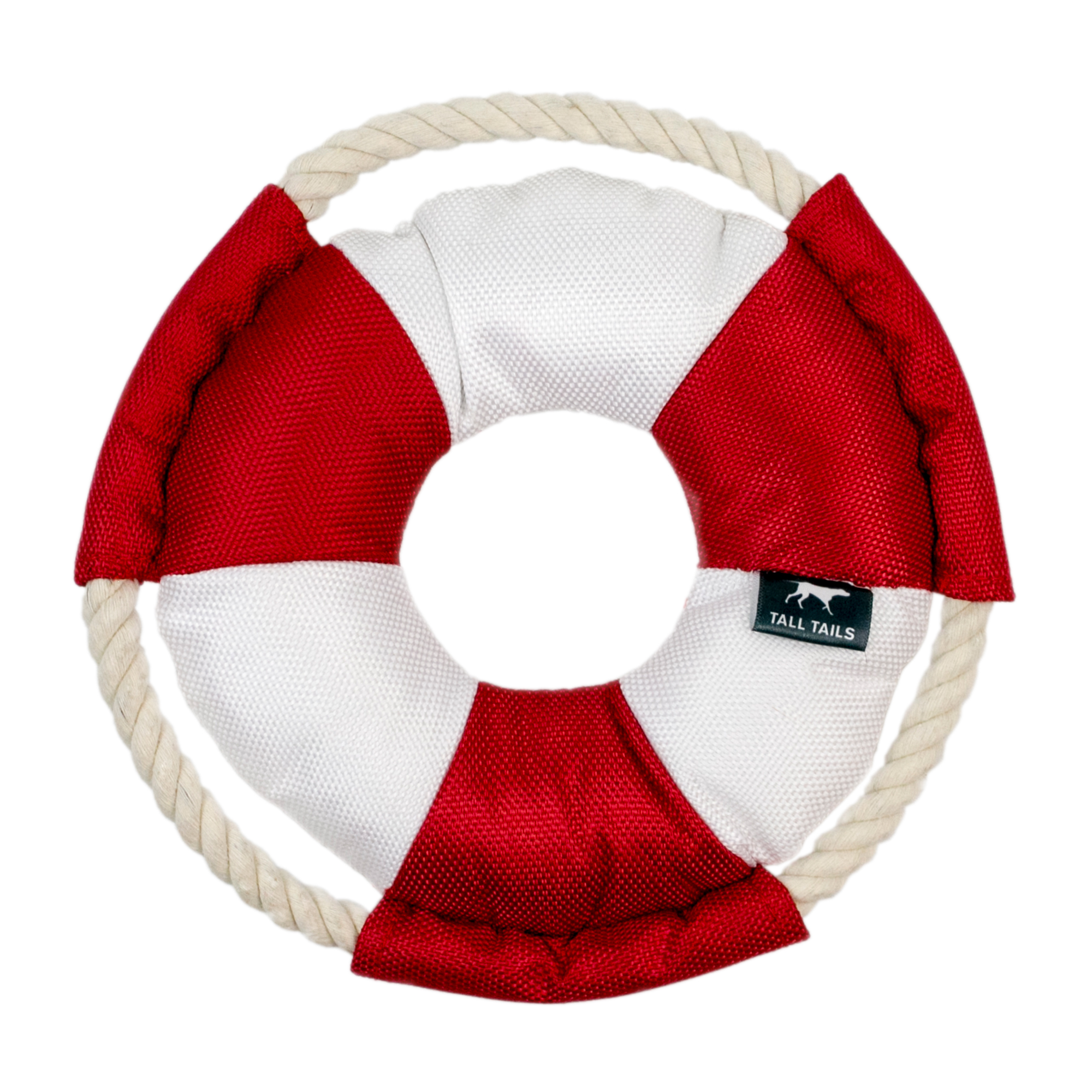 Tall Tails Lifebuoy With Squeaker Dog Toy (**)