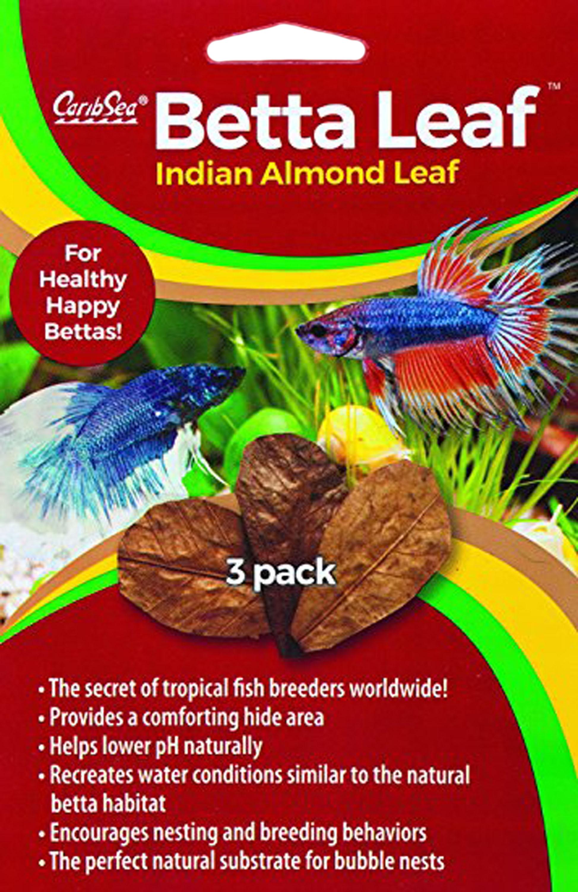 CaribSea Betta Leaf Indian Almond Leaf for Aquariums