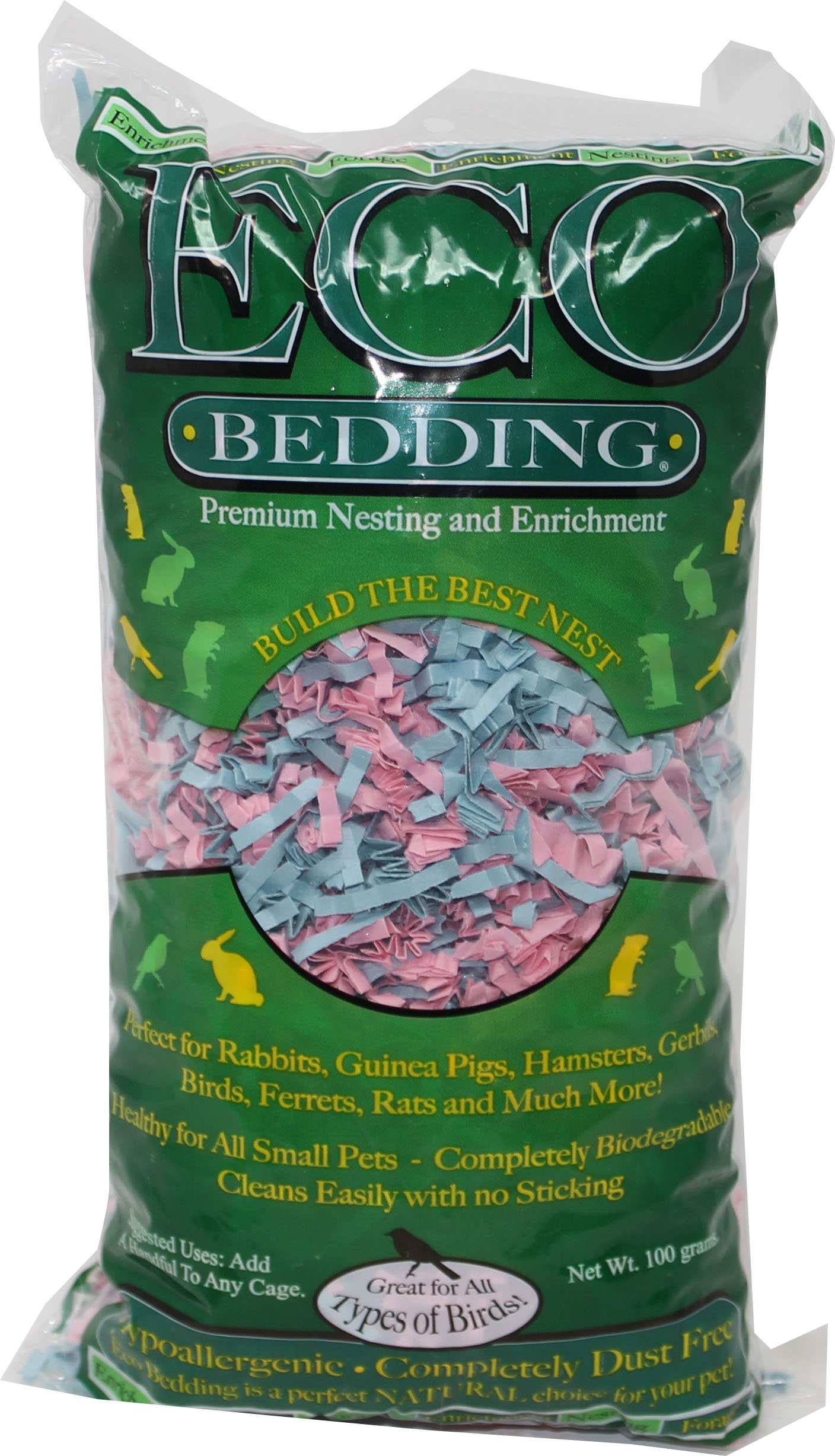 FiberCore Eco-Bedding for Pets, Confetti, 100-gram