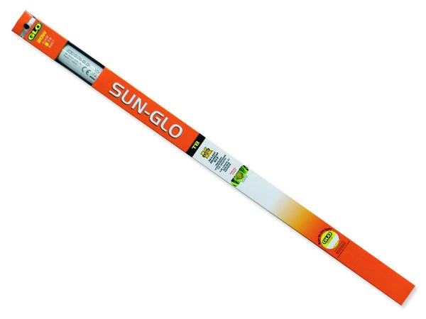 GLO Sun-Glo T8 Fluorescent Aquarium Bulb, 20-watt
