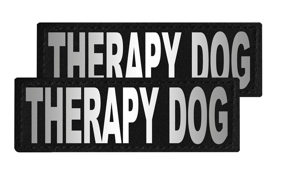 Dogline Removable Interchangeable Dog Patches, Therapy Dog, 2-pk