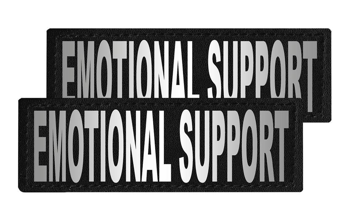 Dogline Removable Interchangeable Dog Patches, Emotional Support, 2-pk