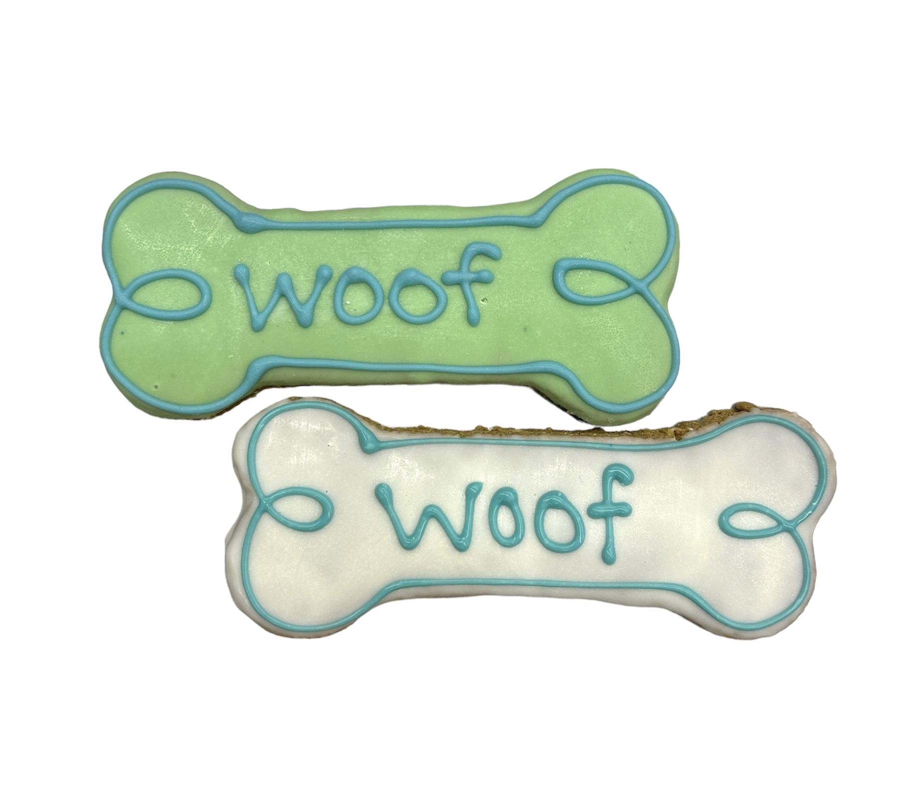Paws Gourmet Bakery Woof Bone Dog Treats, 5-in x 2-in