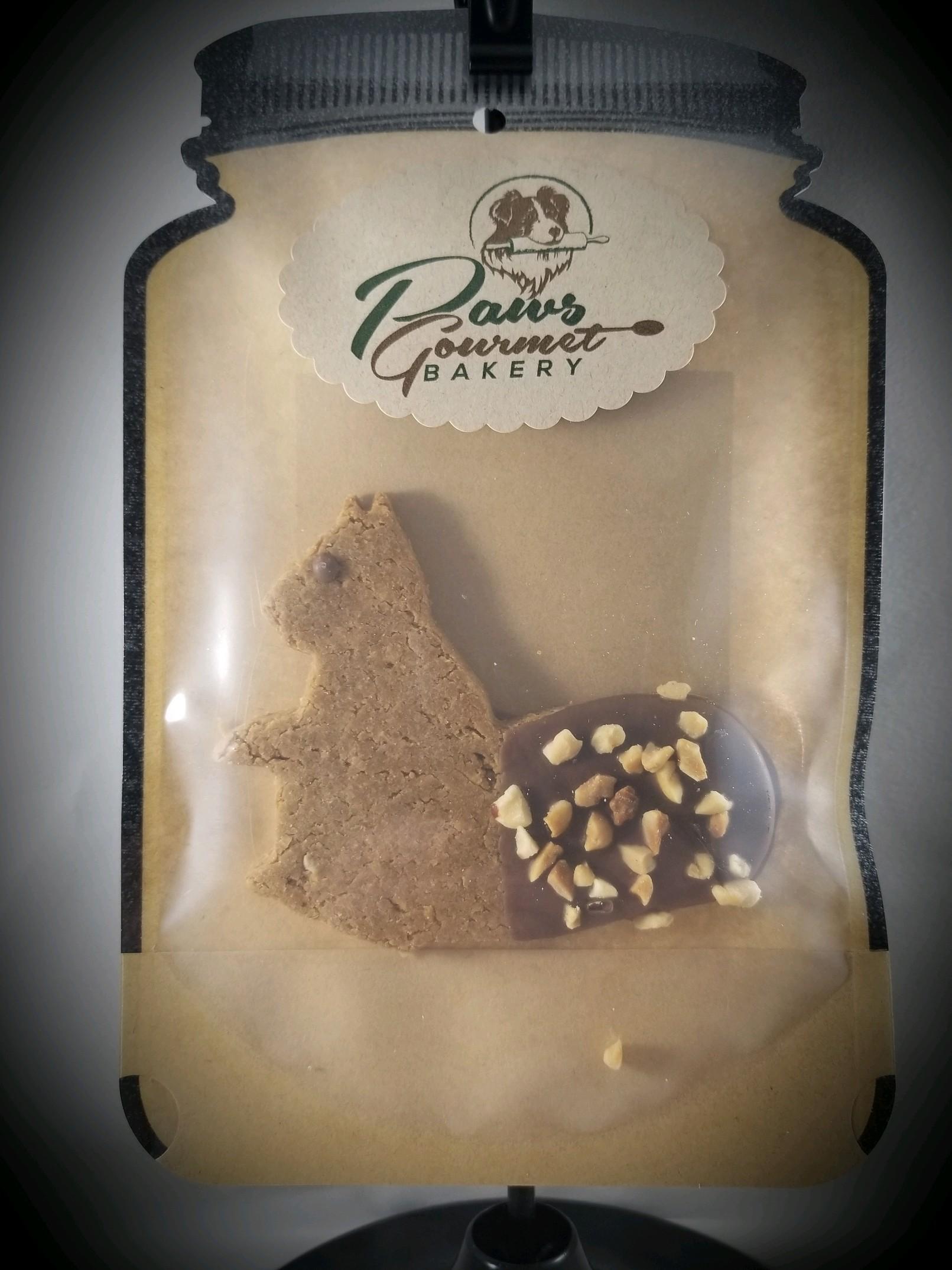 Paws Gourmet Bakery Squirrel Individually Packaged Dog Treats, 3.5-in x 2.5-in