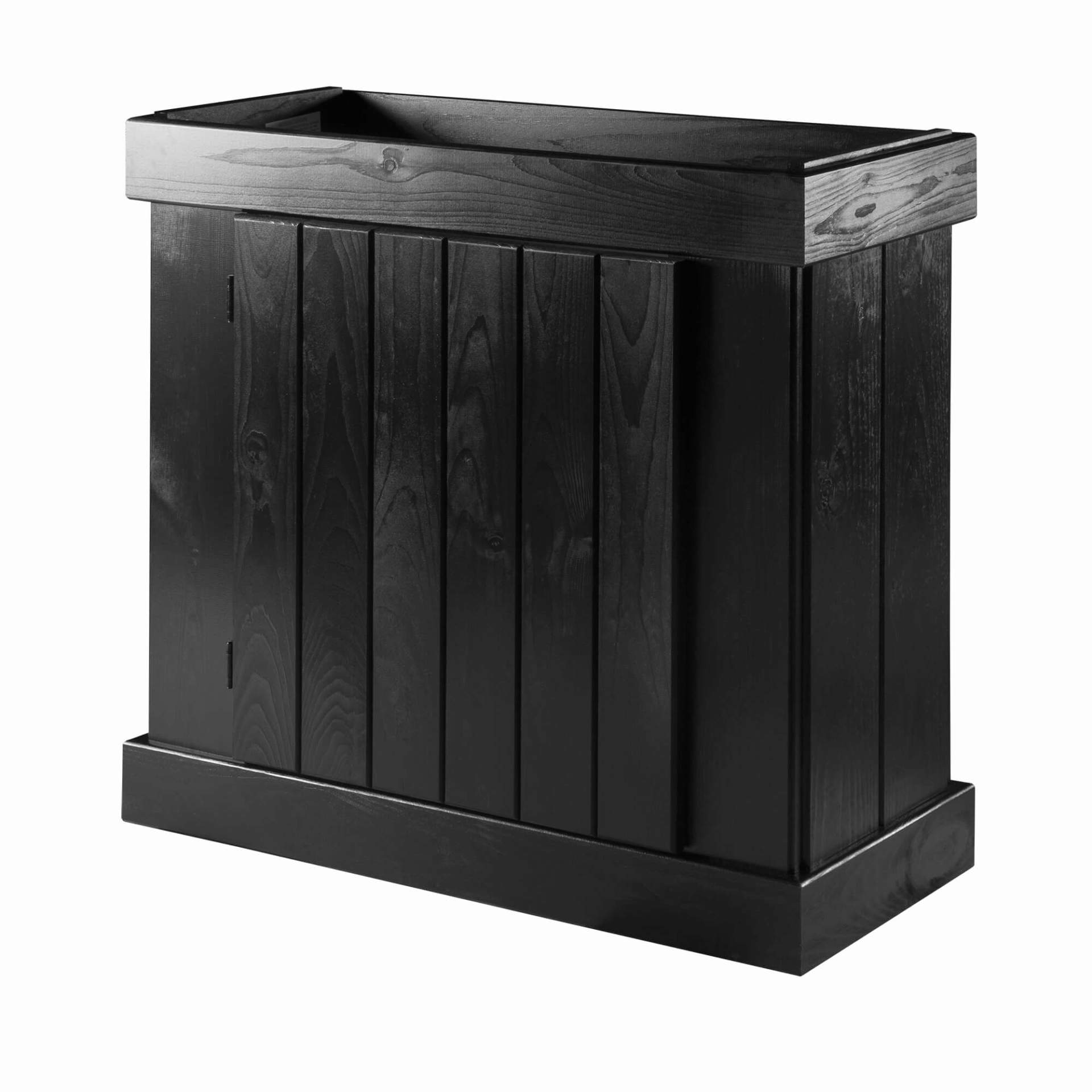 Aqueon Pine Aquarium Stand, Black, 30-in x 12-in