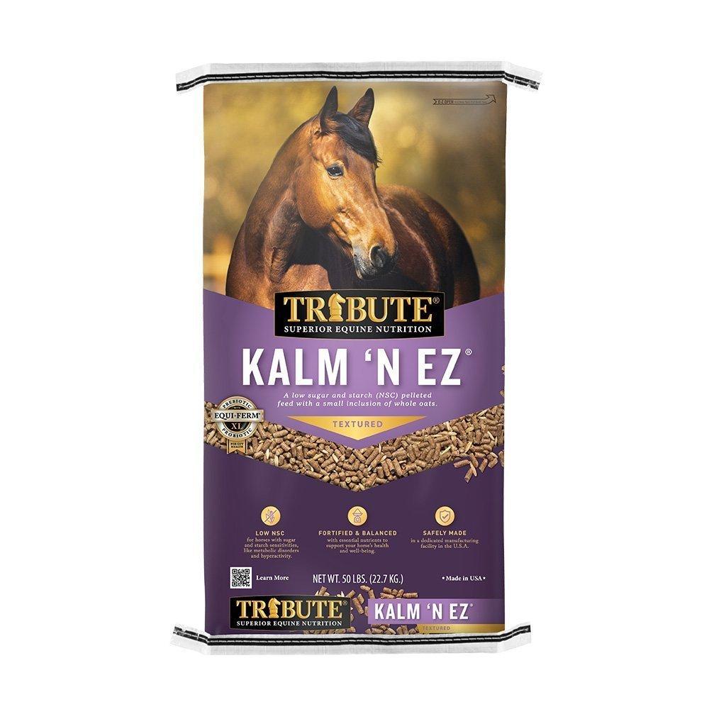 Tribute Kalm 'N EZ Textured Horse Feed, 50-lb