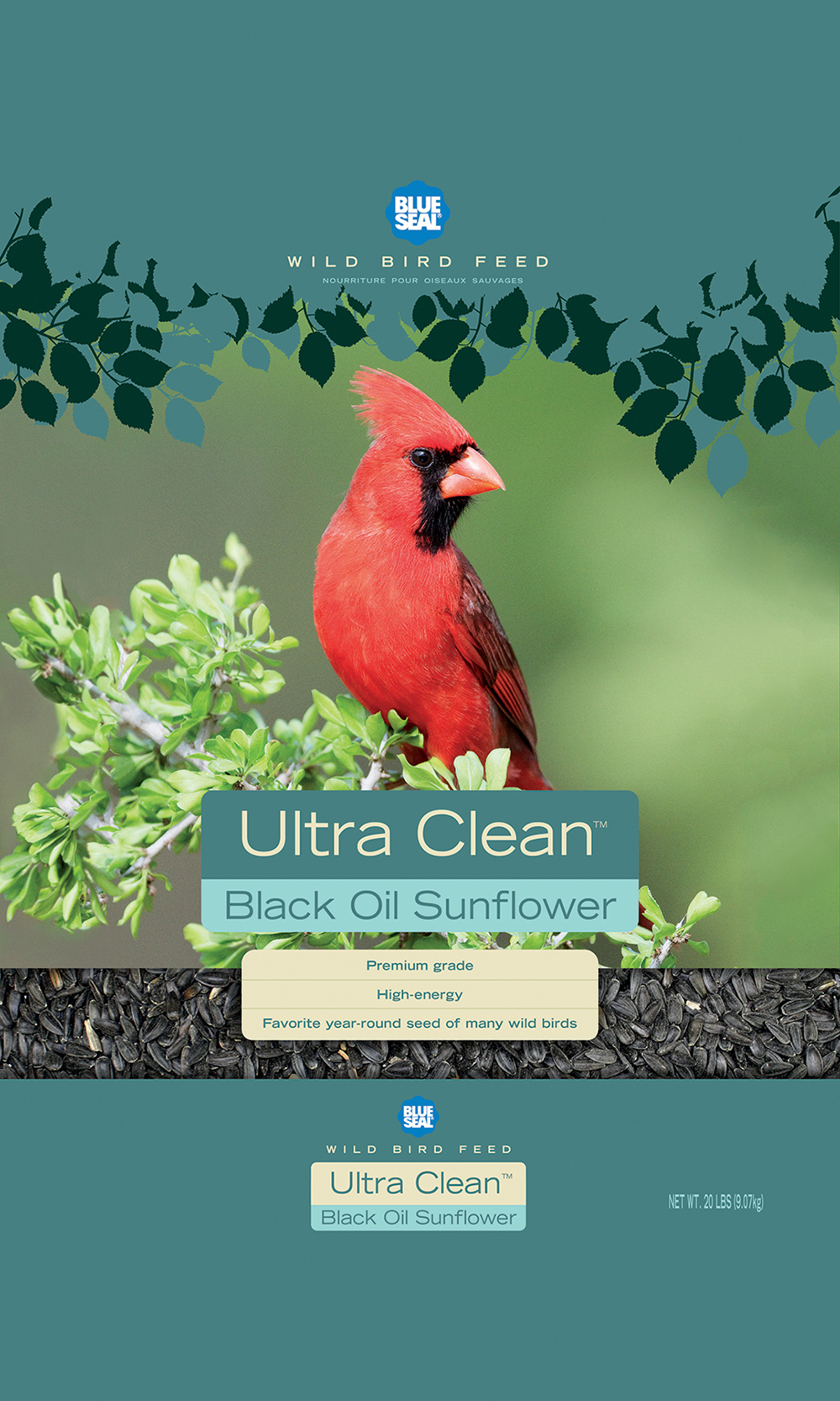 Blue Seal Ultra Clean Black Oil Wild Bird Food, 20-lb