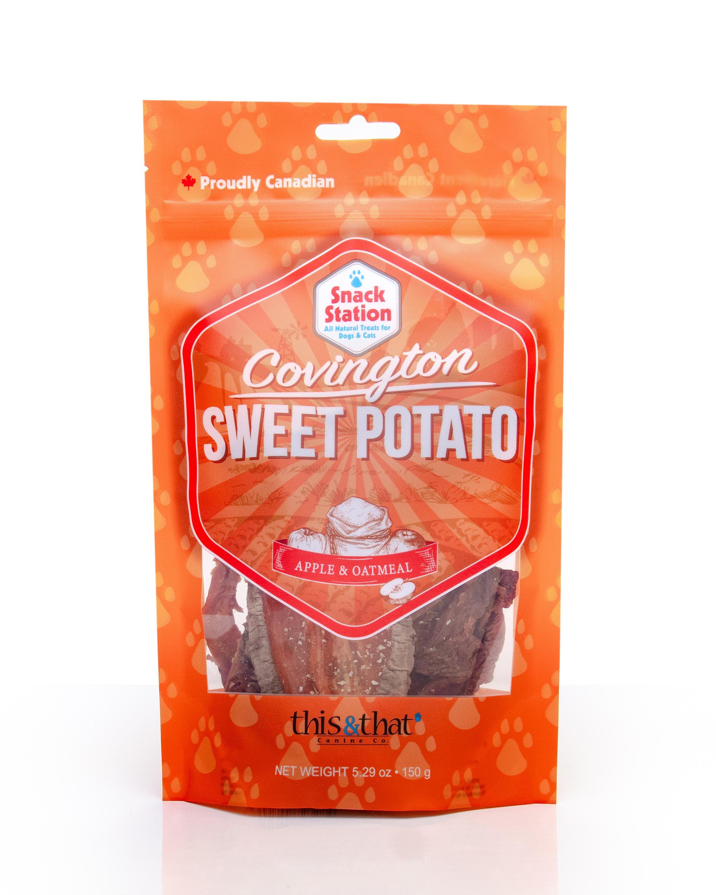 This & That Sweet Potato Apple & Oatmeal Dehydrated Dog Treats