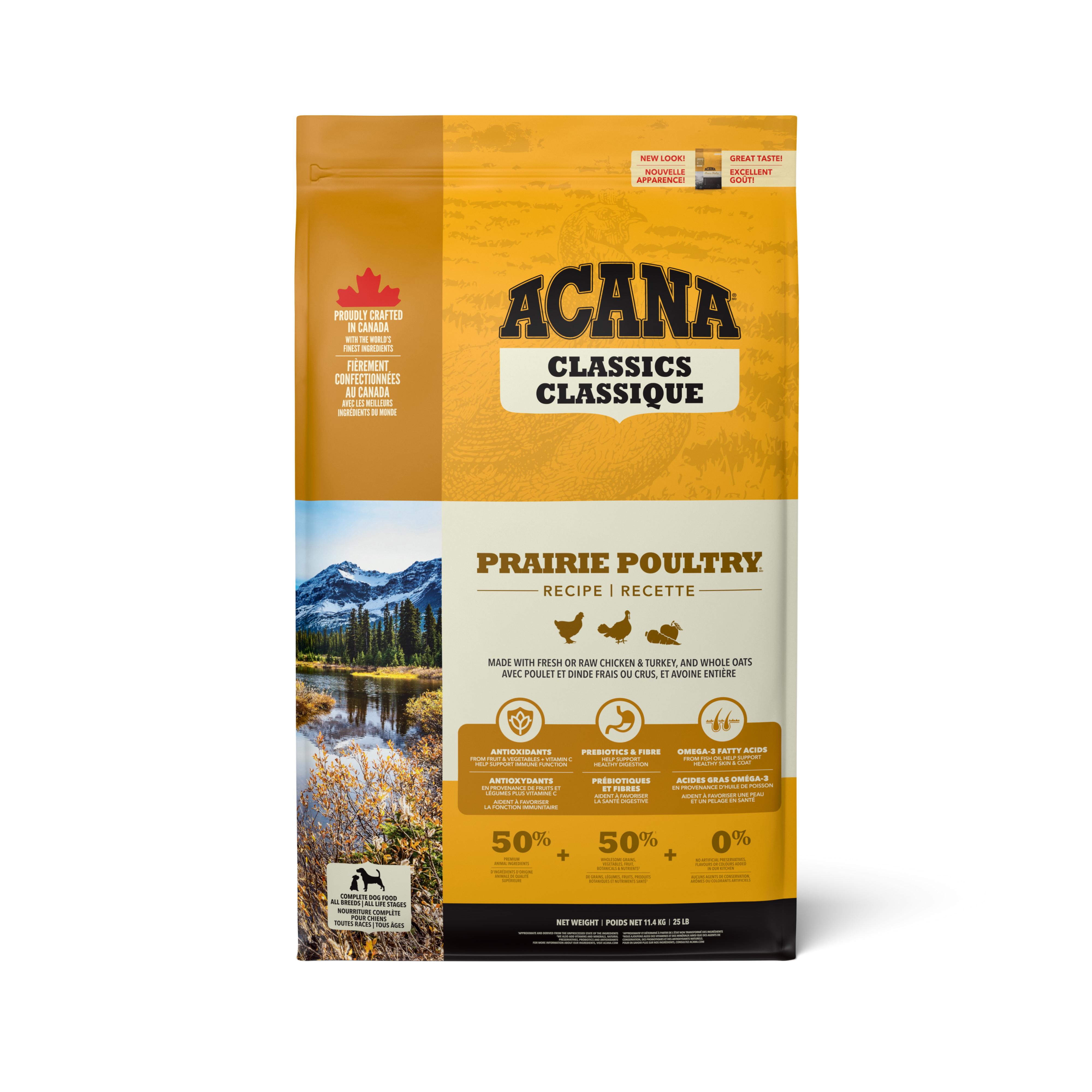 ACANA Classics Prairie Poultry Dry Dog Food, 9.7-kg