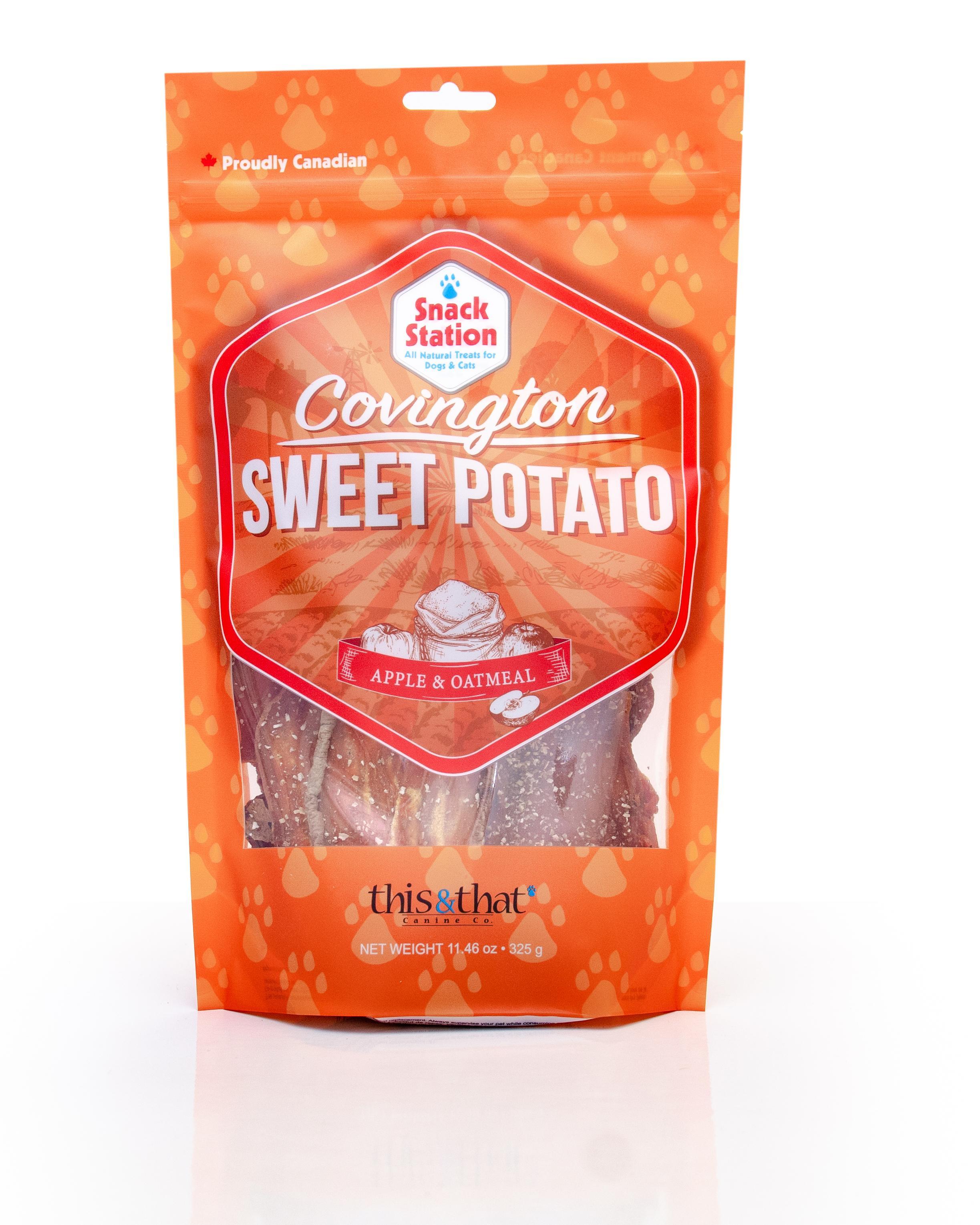 This & That Sweet Potato Apple & Oatmeal Dehydrated Dog Treats, 11.46-oz